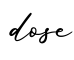 单词dose书写