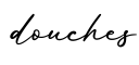 单词douches书写