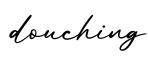 单词douching书写