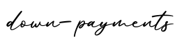单词down-payments书写