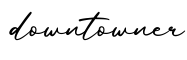 单词downtowner书写