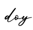 单词doy书写