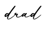 单词drad书写