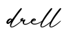 单词drell书写