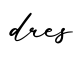 单词dres书写