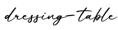 单词dressing-table书写