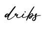 单词dribs书写