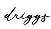 单词driggs书写