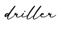 单词driller书写
