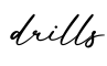 单词drills书写