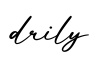 单词drily书写