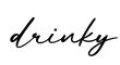 单词drinky书写