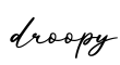 单词droopy书写