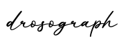 单词drosograph书写