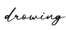 单词drowing书写
