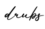 单词drubs书写