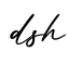 单词dsh书写