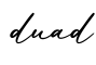 单词duad书写
