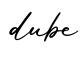 单词dube书写