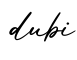 单词dubi书写