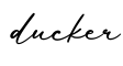 单词ducker书写