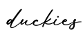 单词duckies书写