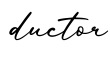 单词ductor书写