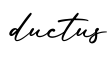 单词ductus书写