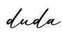 单词duda书写
