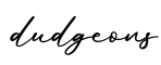 单词dudgeons书写
