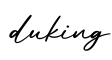 单词duking书写