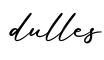 单词dulles书写