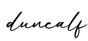 单词duncalf书写