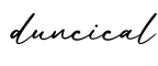 单词duncical书写