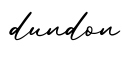 单词dundon书写