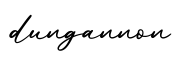 单词dungannon书写