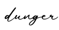 单词dunger书写