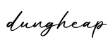 单词dungheap书写