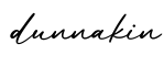 单词dunnakin书写