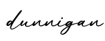 单词dunnigan书写