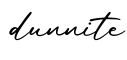 单词dunnite书写