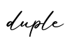 单词duple书写