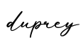 单词duprey书写