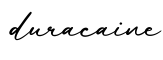 单词duracaine书写