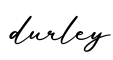 单词durley书写