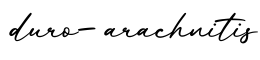 单词duro-arachnitis书写