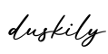 单词duskily书写