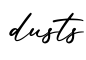 单词dusts书写