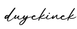 单词duyckinck书写