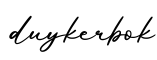 单词duykerbok书写